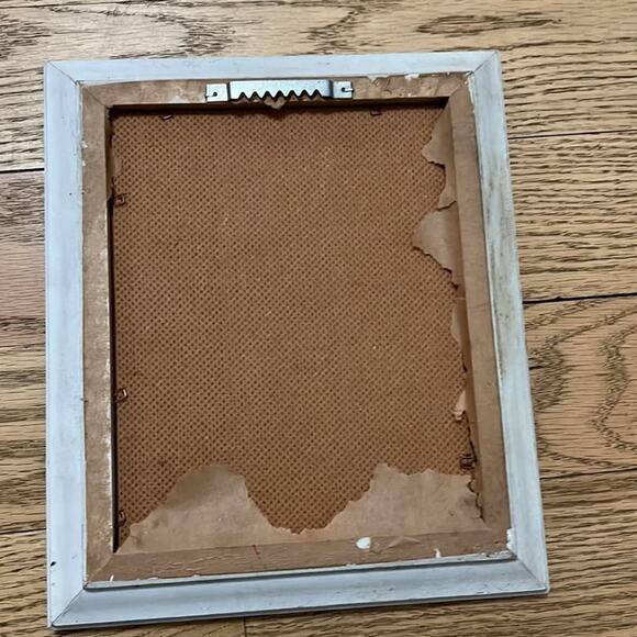 VINTAGE HULDAH PRINT FRAMED SIGNED THE SAILBOAT‎ POND - Picture 2 of 5